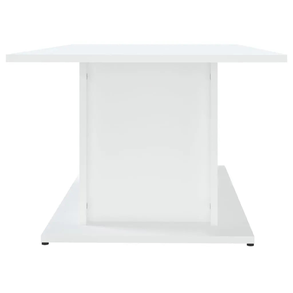 Coffee Table White 40.2"x21.9"x15.7" Engineered Wood at Set Shop and Smile