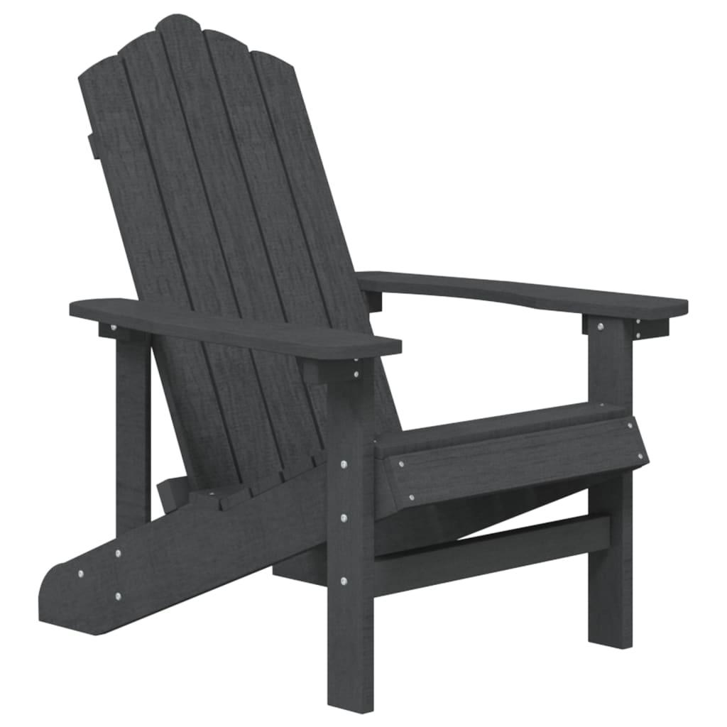 Patio Adirondack Chairs 2 pcs HDPE Anthracite at Set Shop and Smile