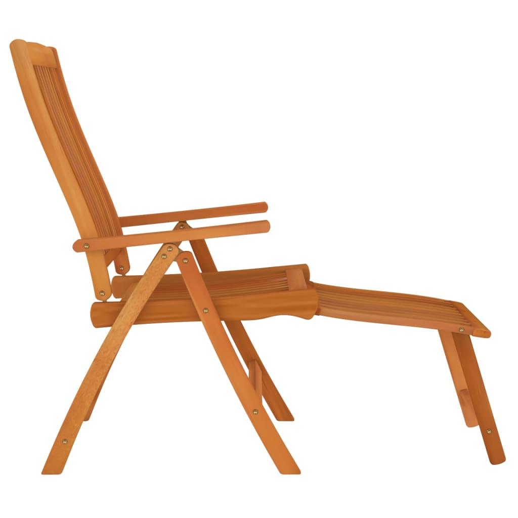 Folding Patio Chairs with Footrests 2 pcs Solid Wood Eucalyptus at Set Shop and Smile