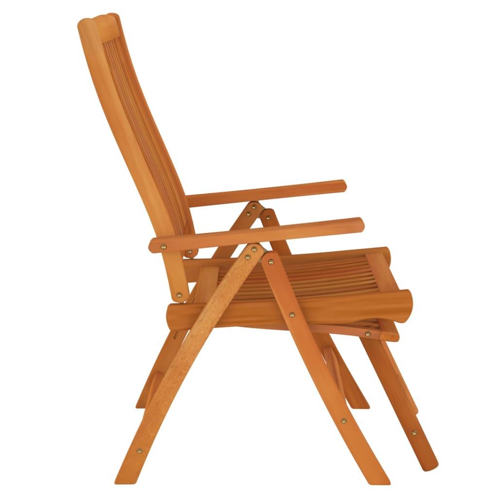 Folding Patio Chairs with Footrests 2 pcs Solid Wood Eucalyptus at Set Shop and Smile