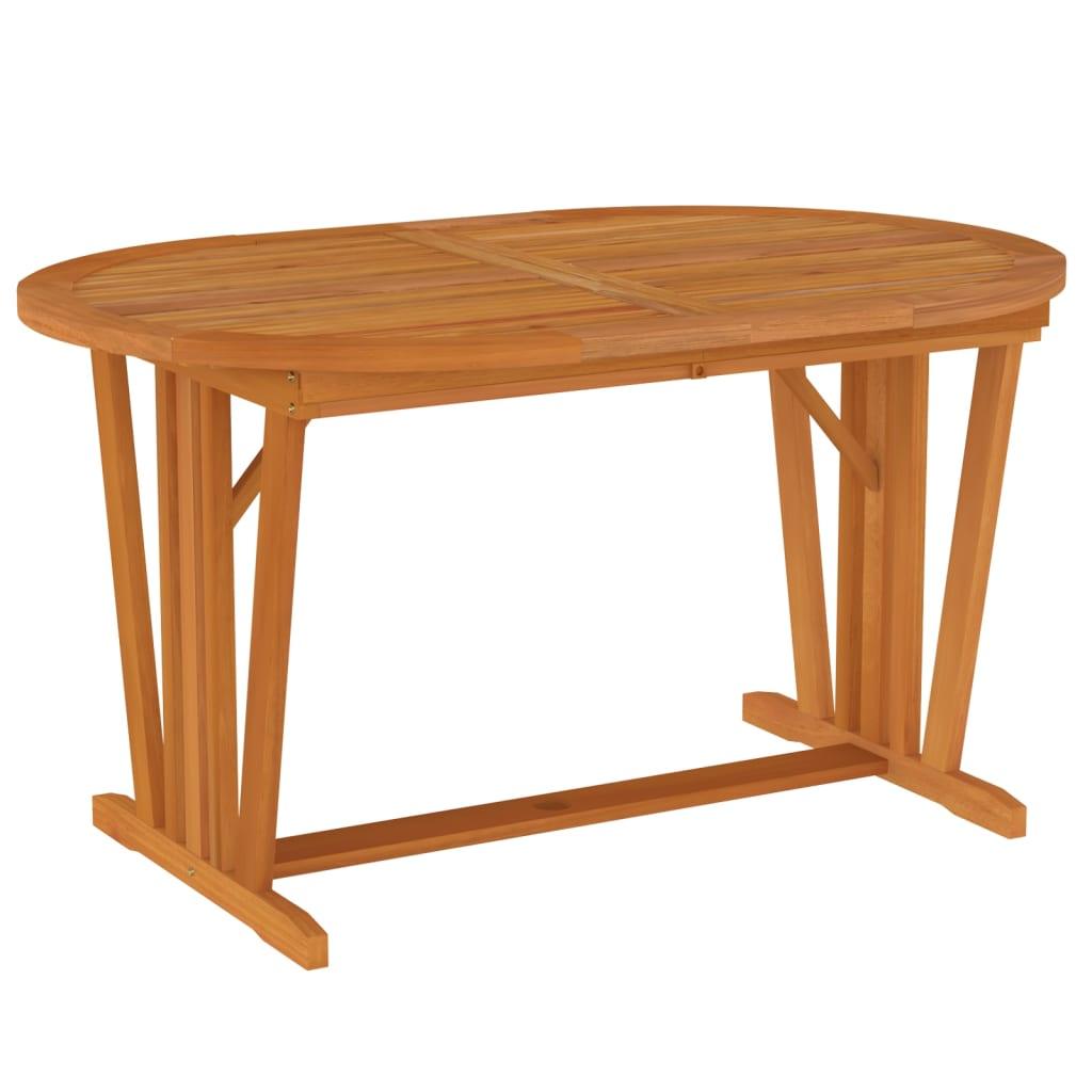 Patio Table 78.7"x39.4"x29.5" Solid Wood Eucalyptus at Set Shop and Smile