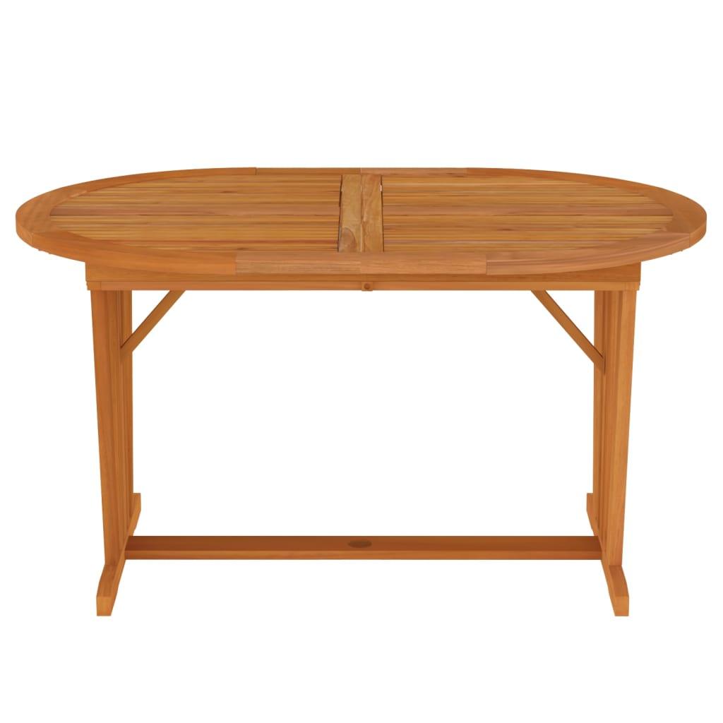 Patio Table 78.7"x39.4"x29.5" Solid Wood Eucalyptus at Set Shop and Smile