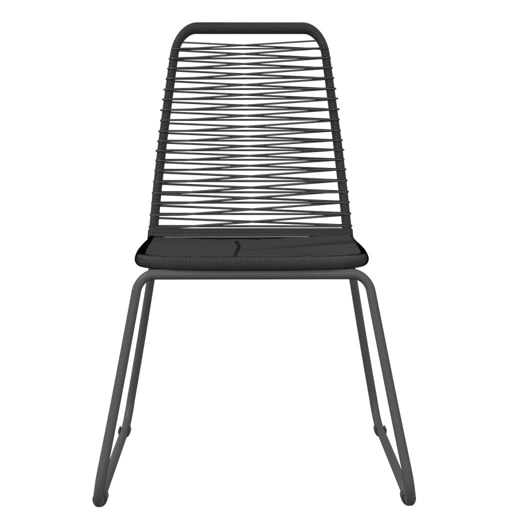 3 Piece Patio Dining Set Black at Set Shop and Smile