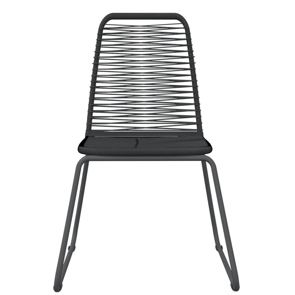 3 Piece Patio Dining Set Black at Set Shop and Smile