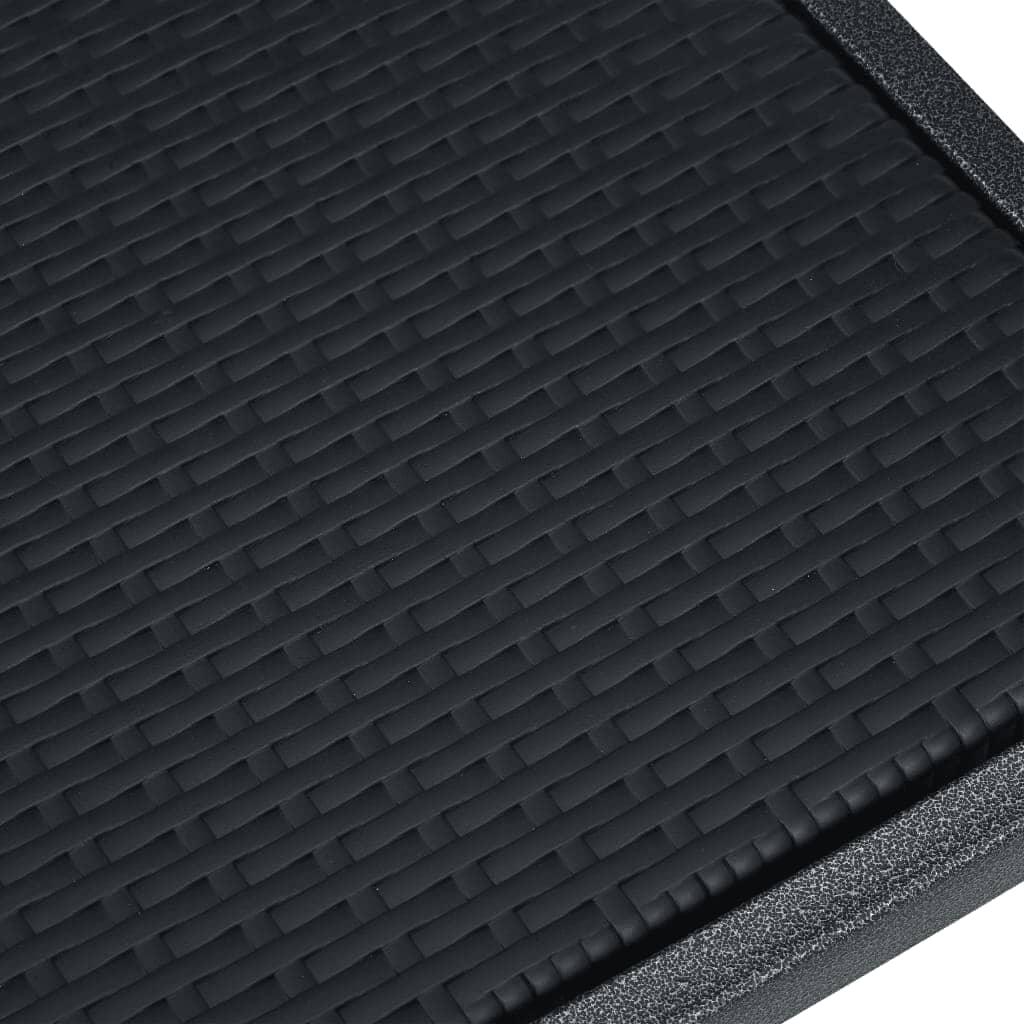 5 Piece Patio Dining Set Black at Set Shop and Smile