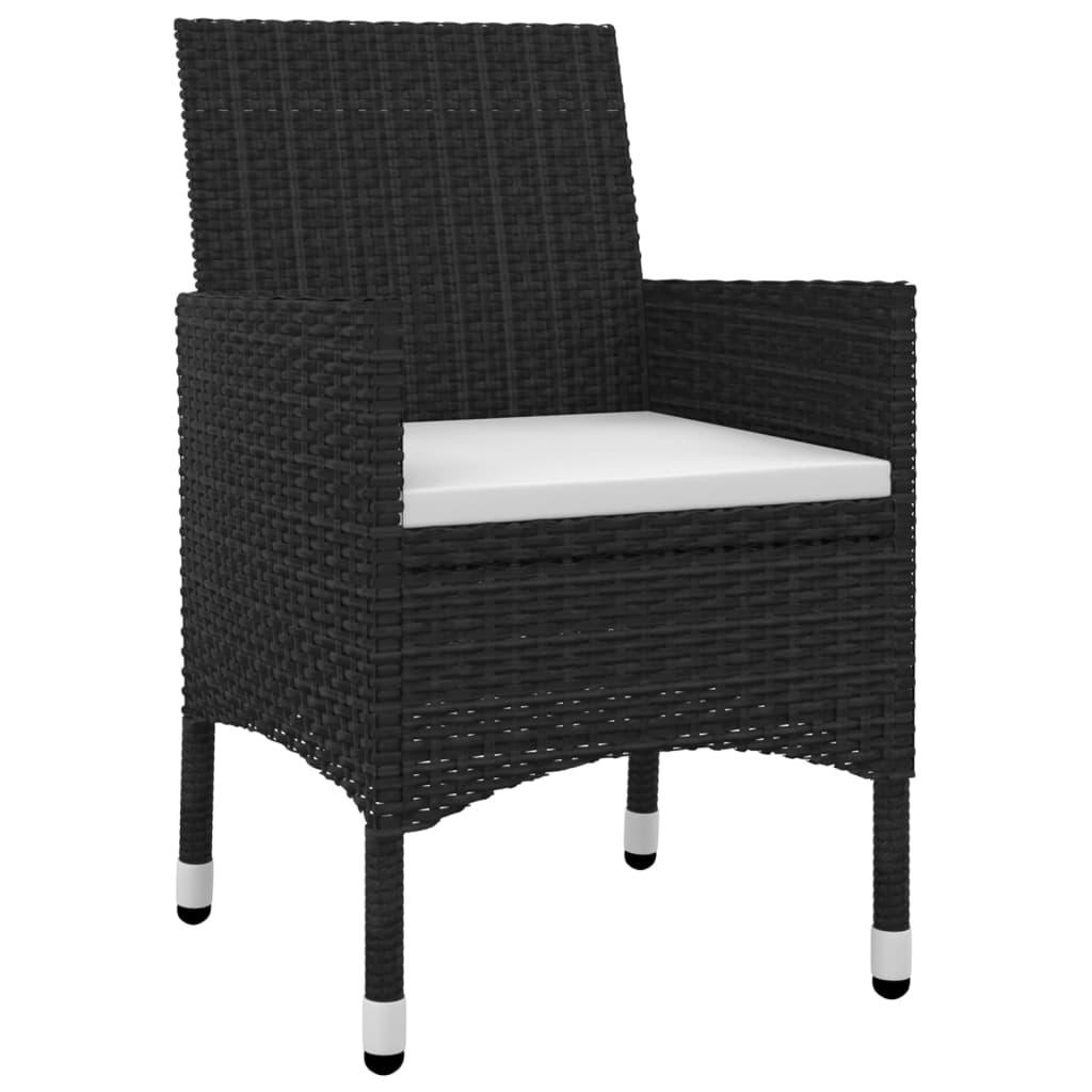 9 Piece Patio Dining Set with Cushions Poly Rattan and Glass at Set Shop and Smile