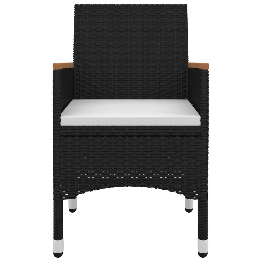 9 Piece Patio Dining Set with Cushions Poly Rattan and Glass at Set Shop and Smile