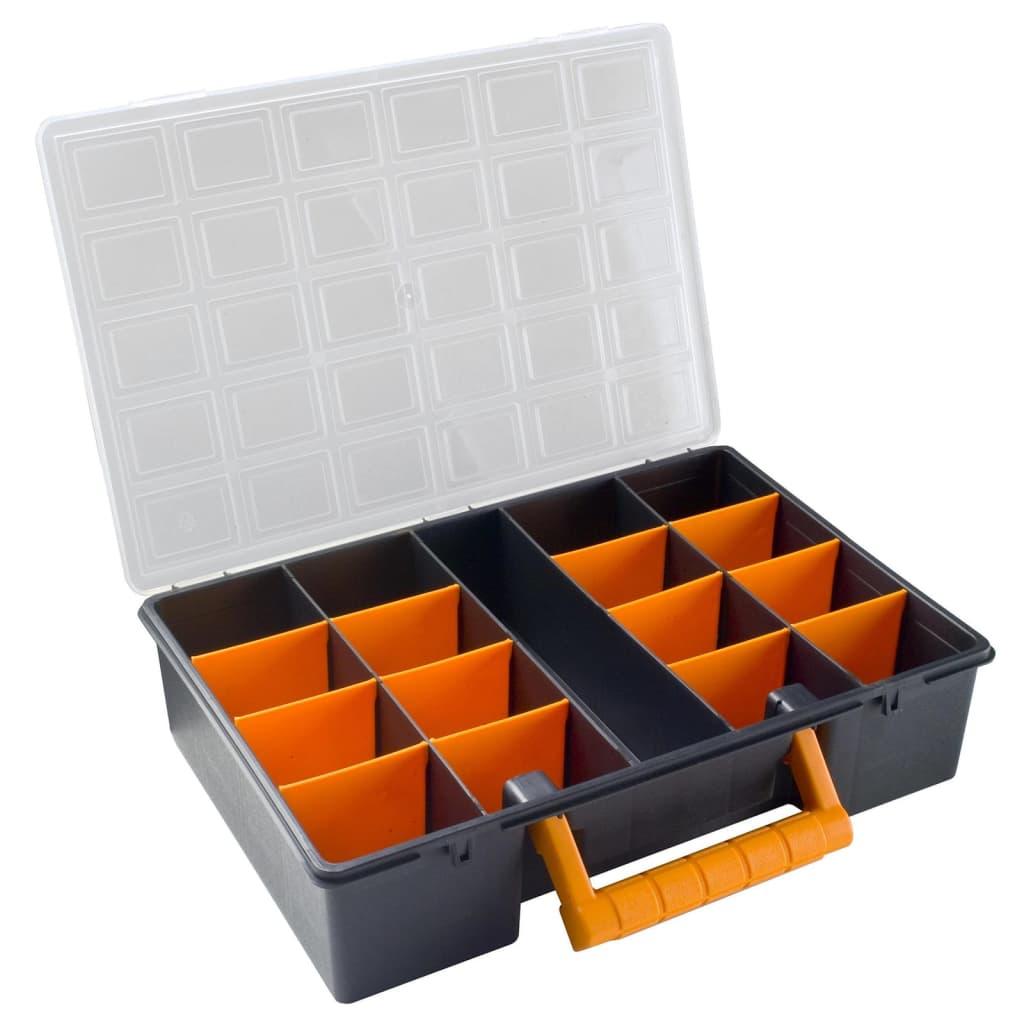 Assortment Boxes 2 pcs with Removable Dividers 14.2"x9.8"x3.3" PP at Set Shop and Smile