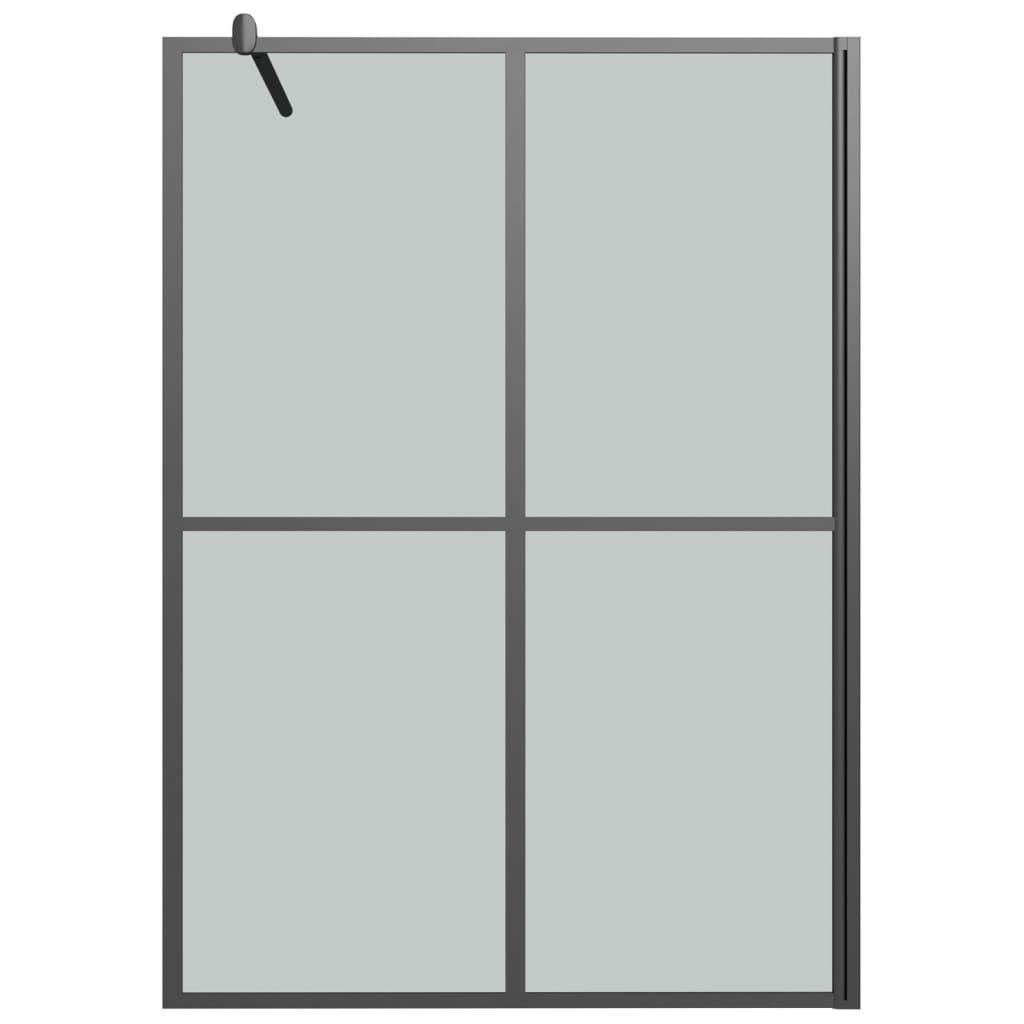 Walk-in Shower Screen 55.1"x76.8" Dark Tempered Glass at Set Shop and Smile