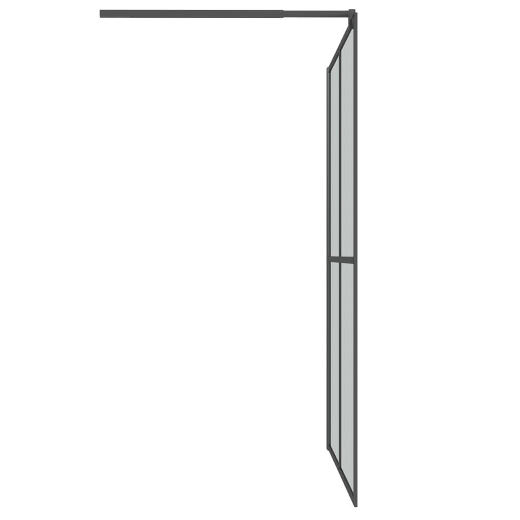Walk-in Shower Screen 55.1"x76.8" Dark Tempered Glass at Set Shop and Smile
