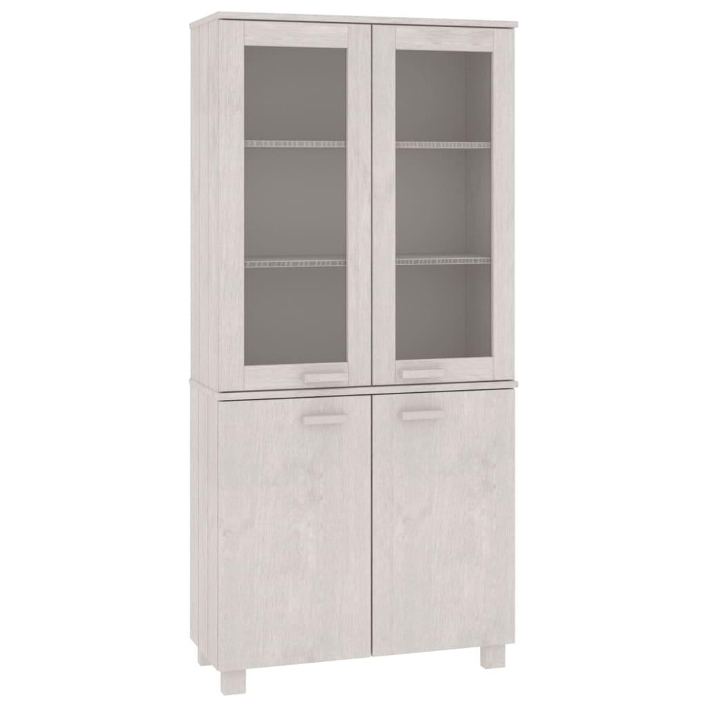 Highboard Solid Wood Pine White at Set Shop and Smile