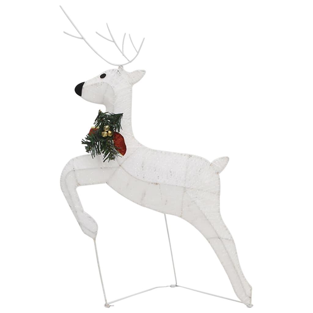 Reindeer & Sleigh Christmas Decoration 100 LEDs Outdoor White at Set Shop and Smile