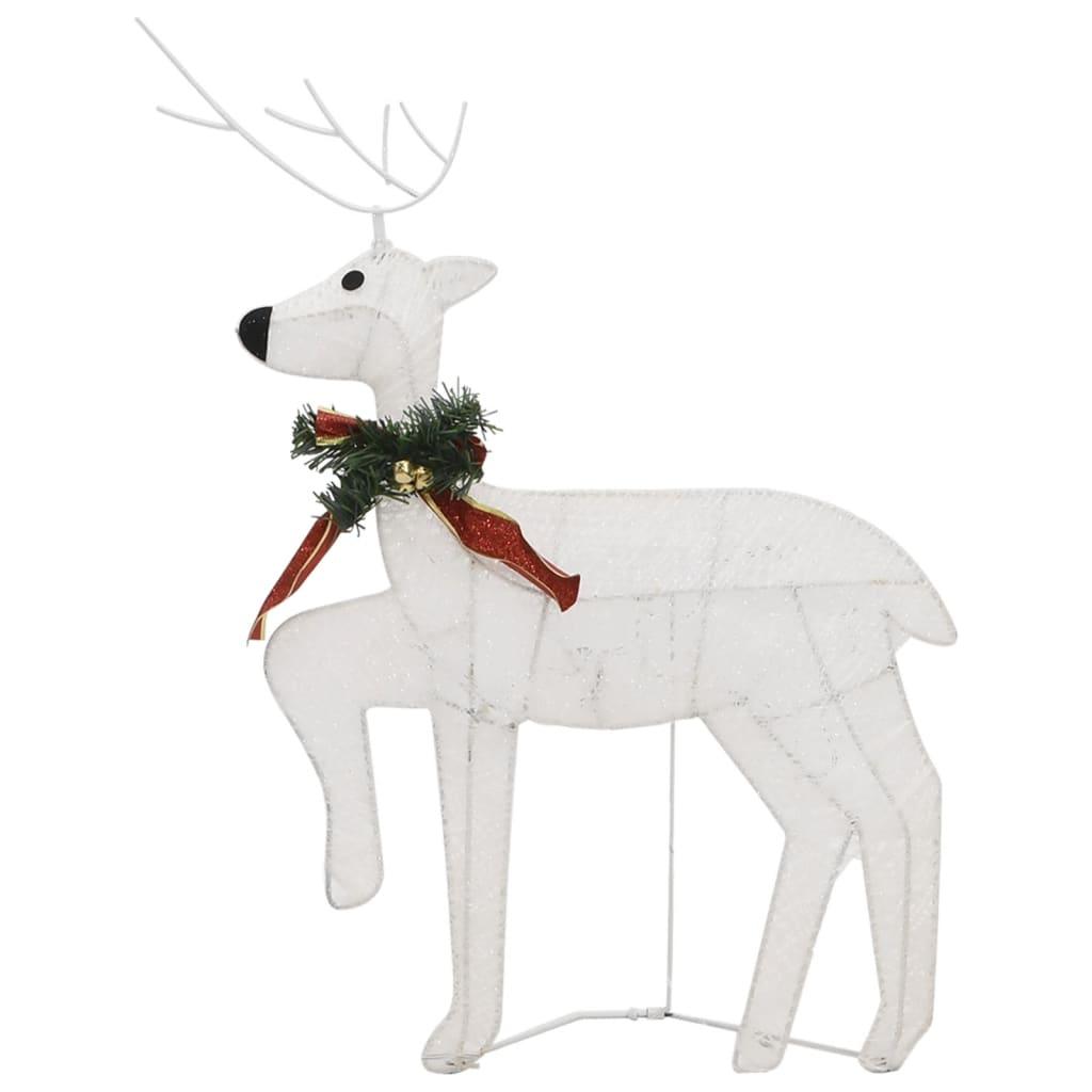 Reindeer & Sleigh Christmas Decoration 140 LEDs Outdoor White at Set Shop and Smile