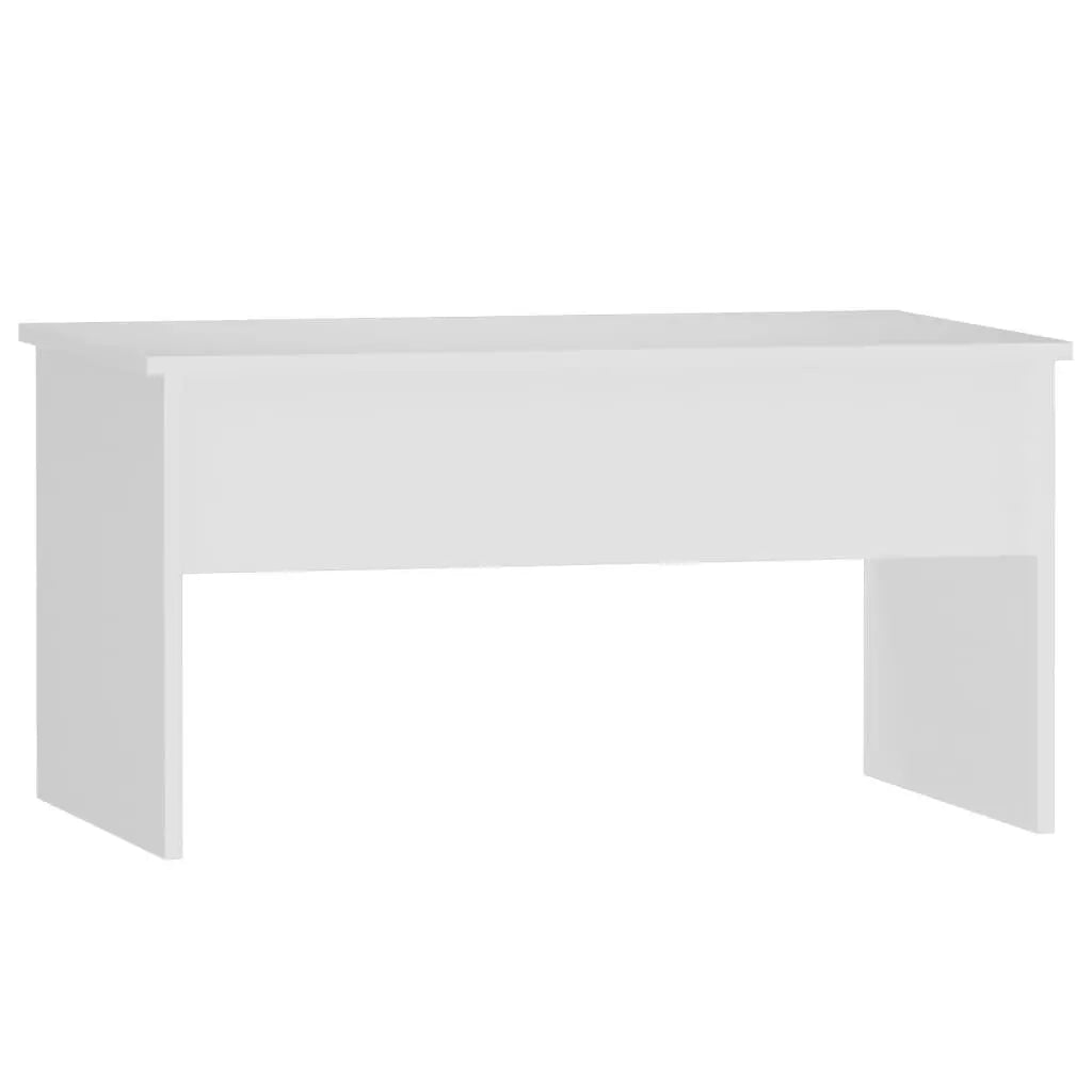 Coffee Table White 31.5"x19.9"x16.3" Engineered Wood at Set Shop and Smile