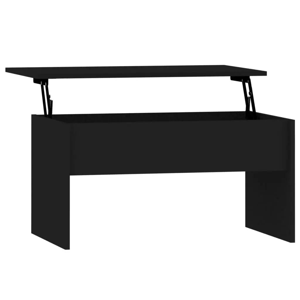 Coffee Table Black 31.5"x19.9"x16.3" Engineered Wood at Set Shop and Smile