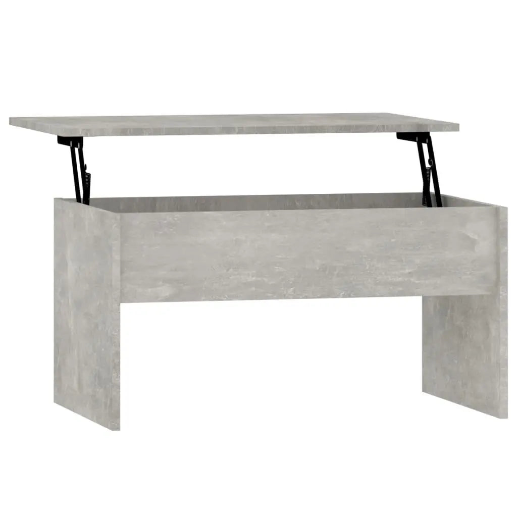 Coffee Table Concrete Gray 31.5"x19.9"x16.3" Engineered Wood at Set Shop and Smile