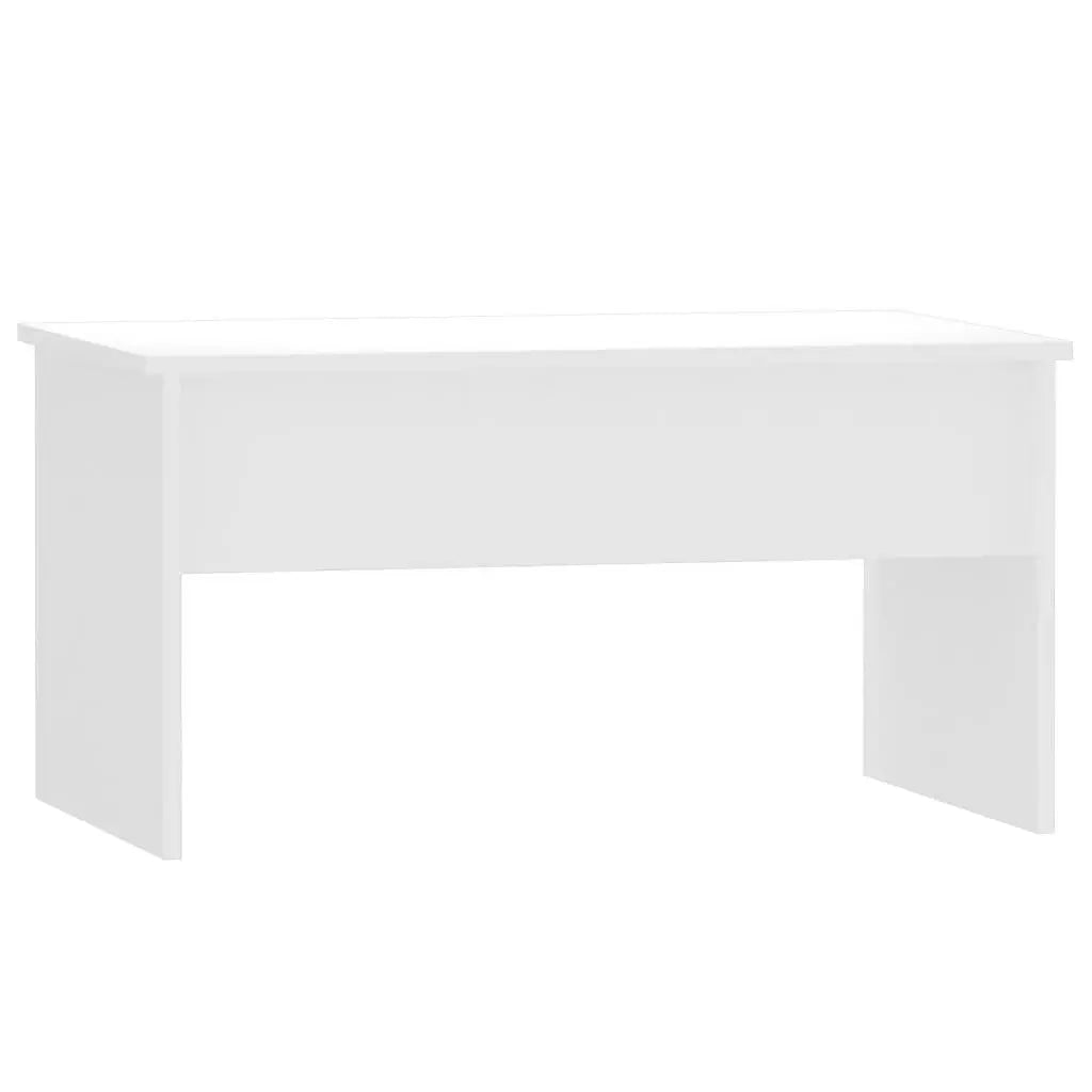 Coffee Table High Gloss White 31.5"x19.9"x16.3" Engineered Wood at Set Shop and Smile