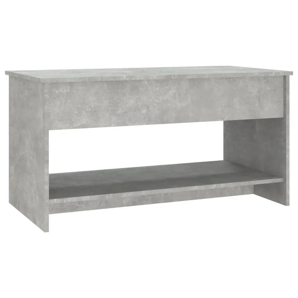 Coffee Table Concrete Gray 40.2"x19.7"x20.7" Engineered Wood at Set Shop and Smile