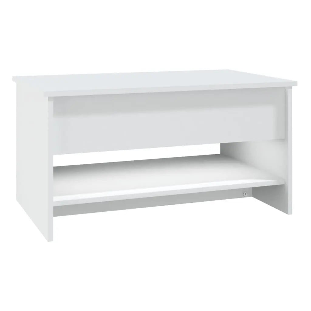 Coffee Table White 31.5"x19.7"x15.7" Engineered Wood at Set Shop and Smile