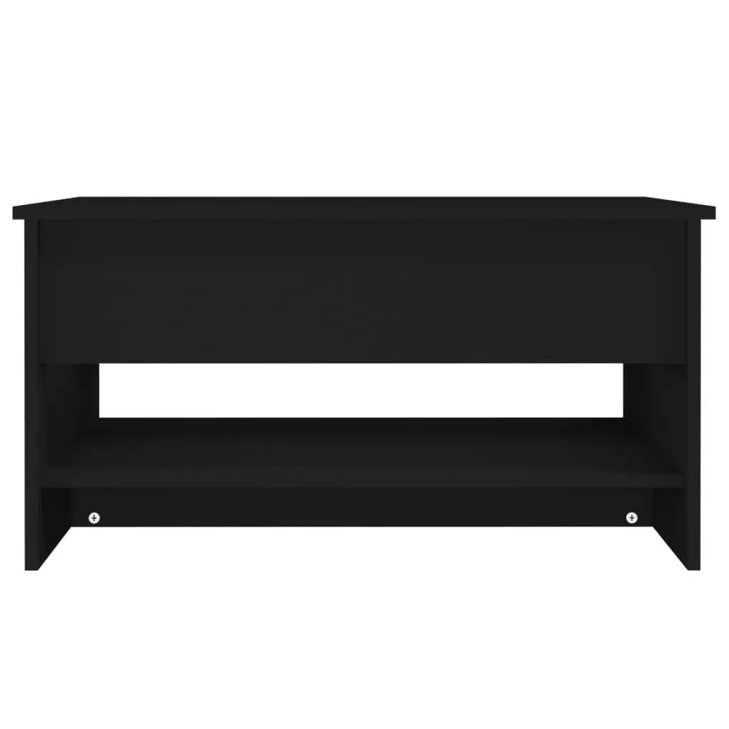 Coffee Table Black 31.5"x19.7"x15.7" Engineered Wood at Set Shop and Smile
