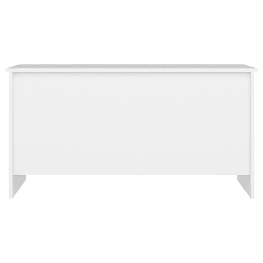 Coffee Table White 40.2"x21.9"x20.7" Engineered Wood at Set Shop and Smile