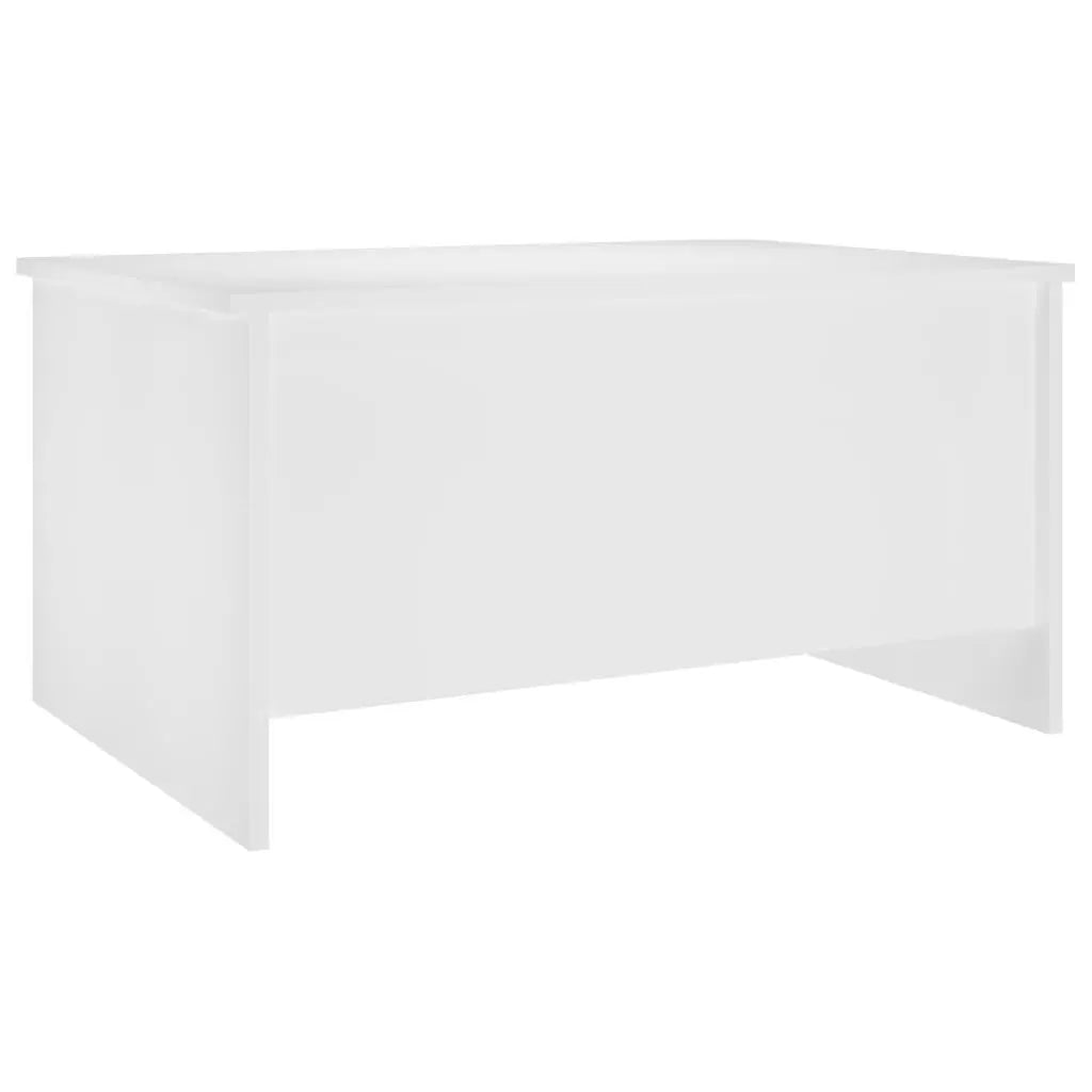 Coffee Table White 31.5"x21.9"x16.3" Engineered Wood at Set Shop and Smile