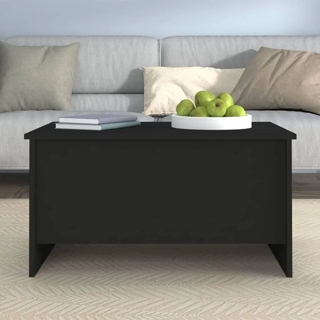 Coffee Table Black 31.5"x21.9"x16.3" Engineered Wood at Set Shop and Smile