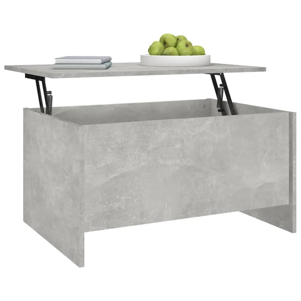 Coffee Table Concrete Gray 31.5"x21.9"x16.3" Engineered Wood at Set Shop and Smile