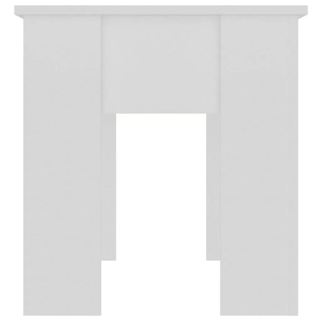 Coffee Table White 39.8"x19.3"x20.5" Engineered Wood at Set Shop and Smile