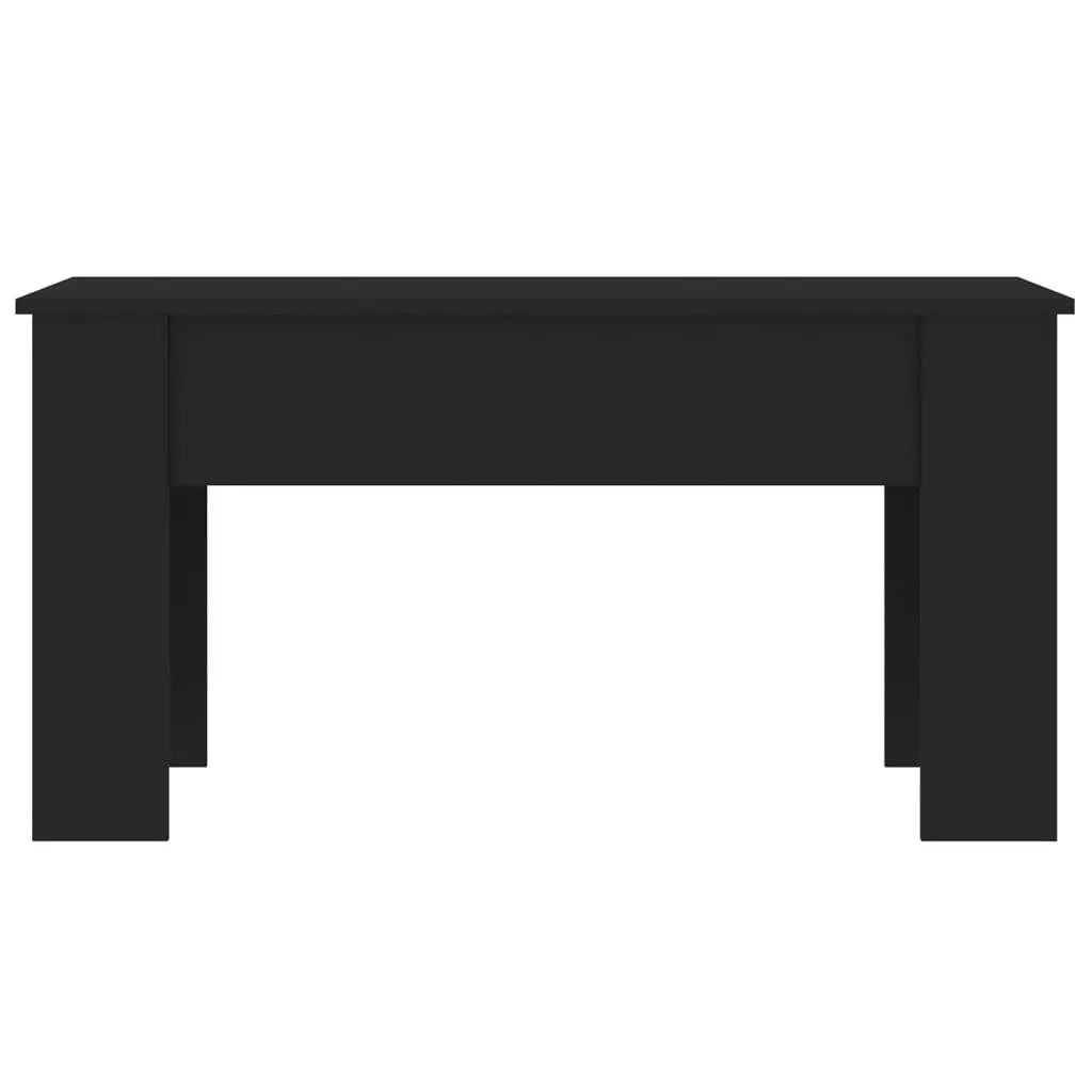 Coffee Table Black 39.8"x19.3"x20.5" Engineered Wood at Set Shop and Smile
