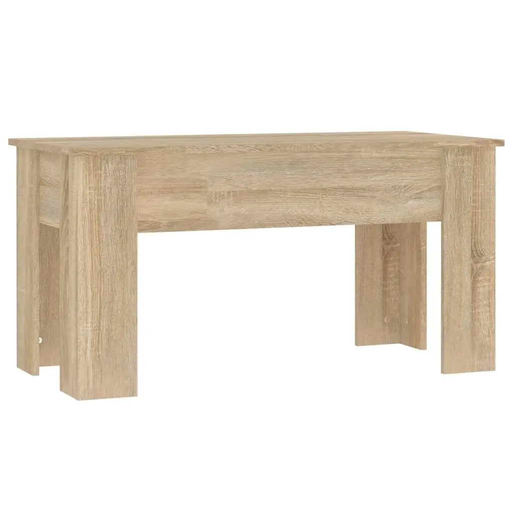 Coffee Table Sonoma Oak 39.8"x19.3"x20.5" Engineered Wood at Set Shop and Smile