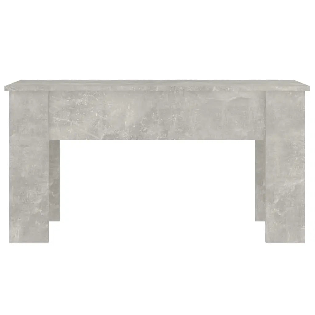 Coffee Table Concrete Gray 39.8"x19.3"x20.5" Engineered Wood at Set Shop and Smile