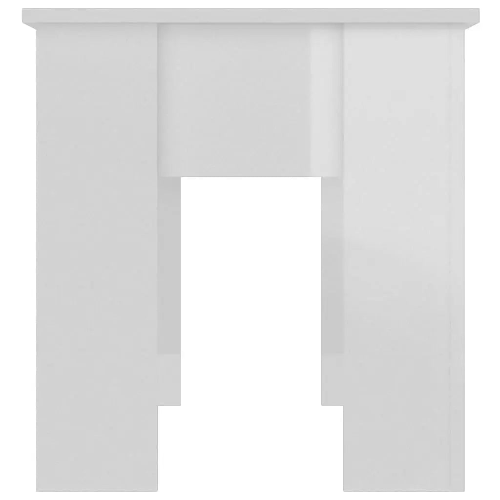 Coffee Table High Gloss White 39.8"x19.3"x20.5" Engineered Wood at Set Shop and Smile