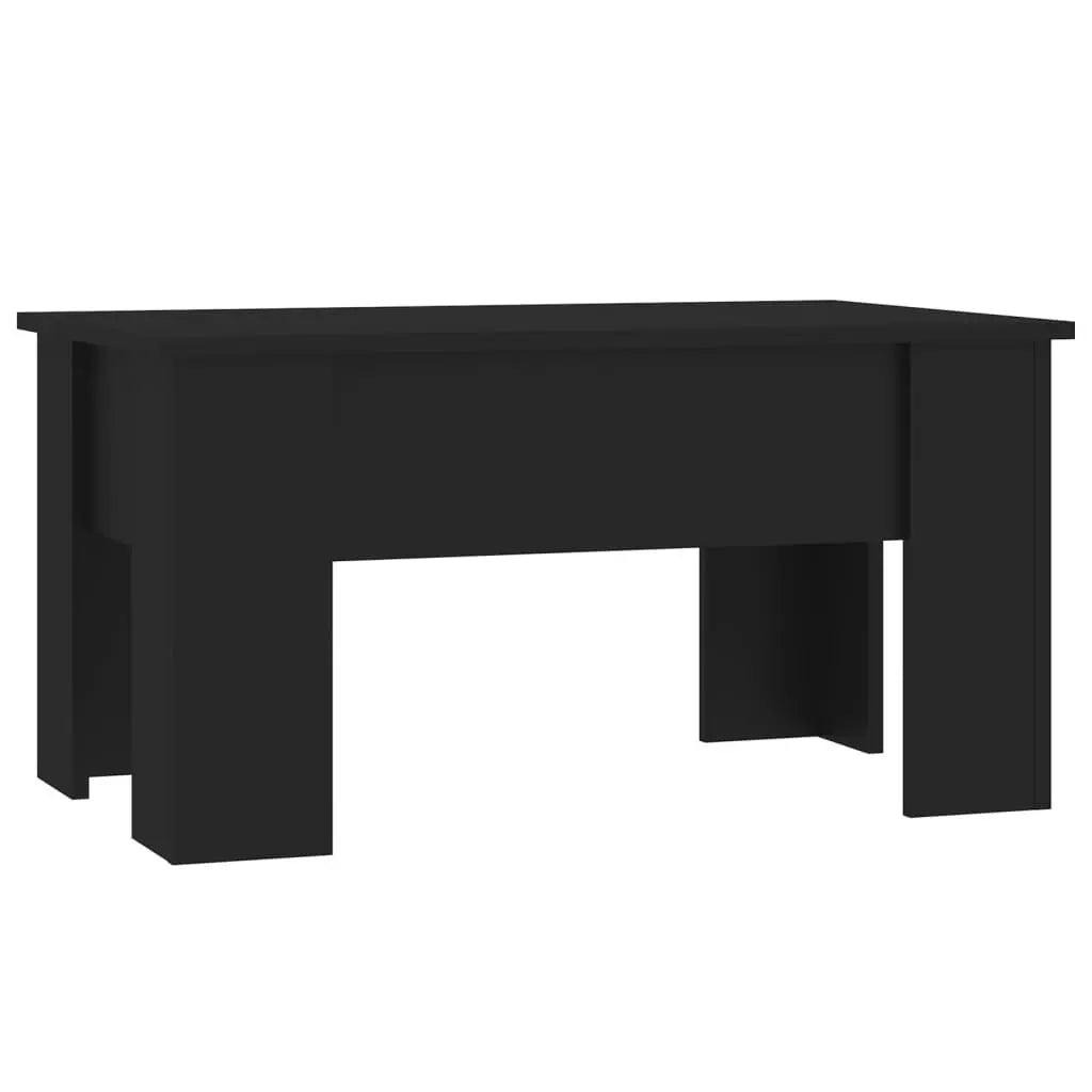 Coffee Table Black 31.1"x19.3"x16.1" Engineered Wood at Set Shop and Smile