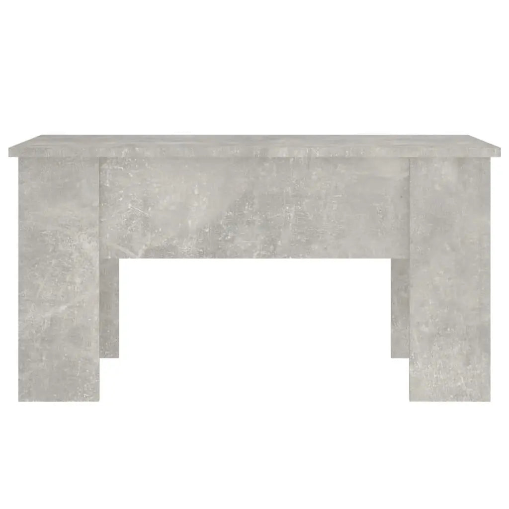 Coffee Table Concrete Gray 31.1"x19.3"x16.1" Engineered Wood at Set Shop and Smile