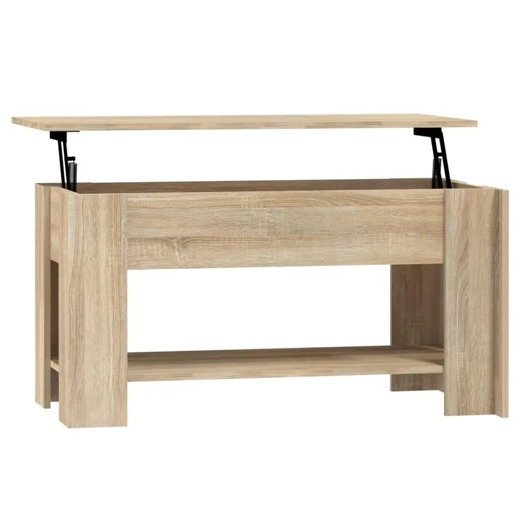 Coffee Table Sonoma Oak 39.8"x19.3"x20.5" Engineered Wood at Set Shop and Smile