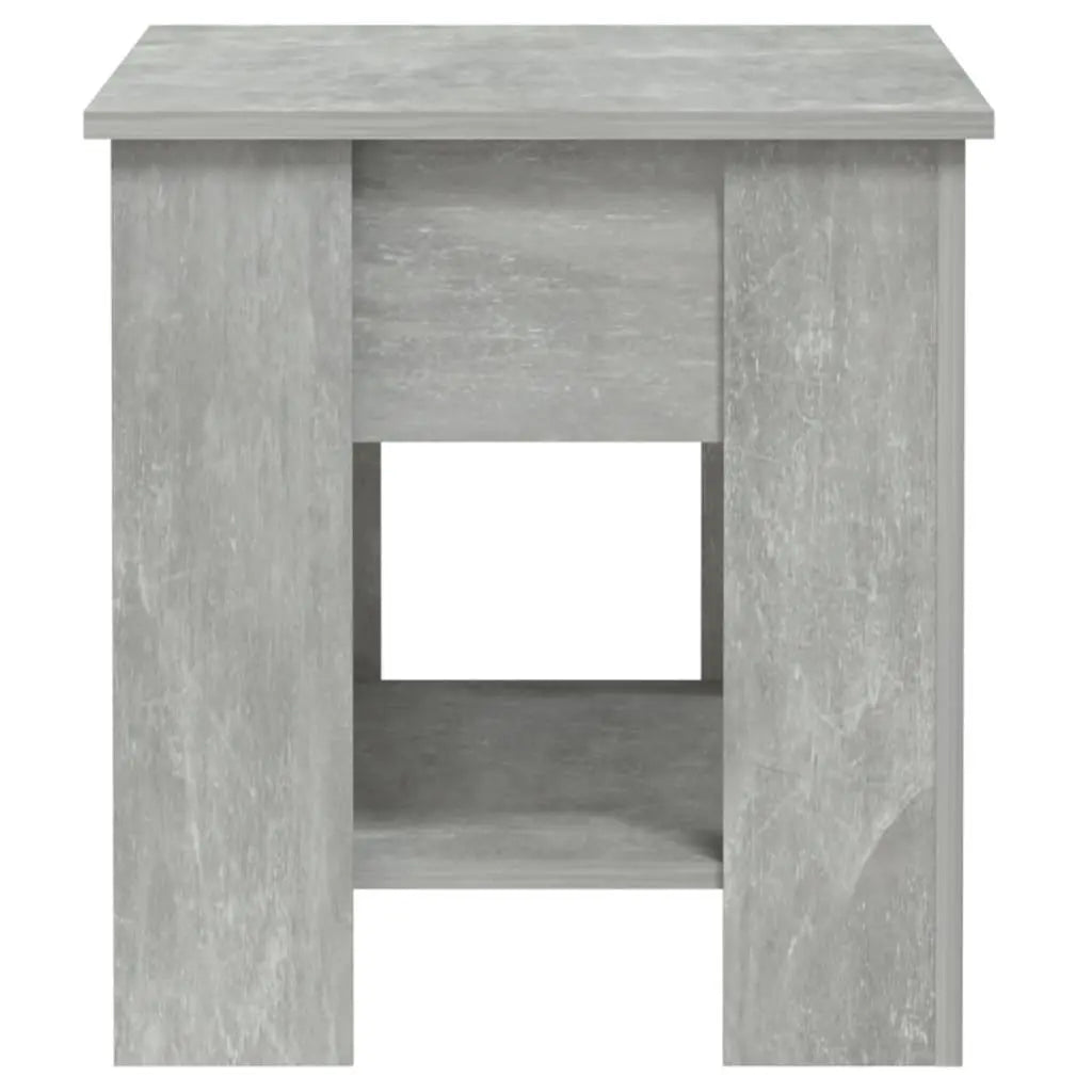 Coffee Table Concrete Gray 39.8"x19.3"x20.5" Engineered Wood at Set Shop and Smile