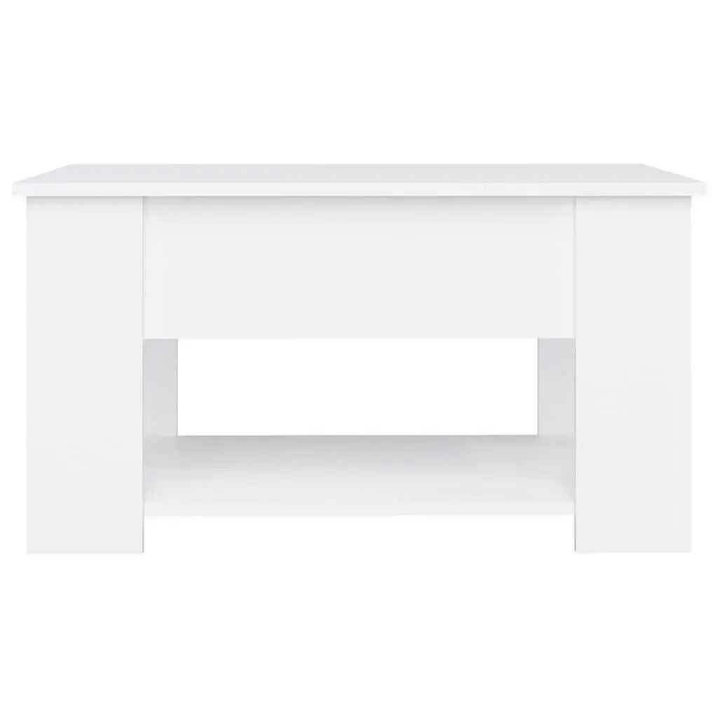 Coffee Table White 31.1"x19.3"x16.1" Engineered Wood at Set Shop and Smile