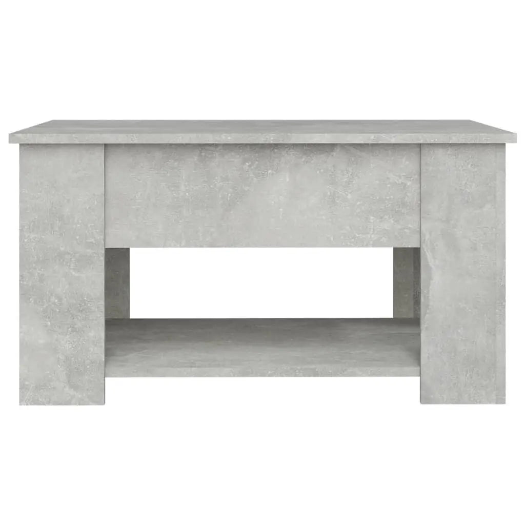 Coffee Table Concrete Gray 31.1"x19.3"x16.1" Engineered Wood at Set Shop and Smile