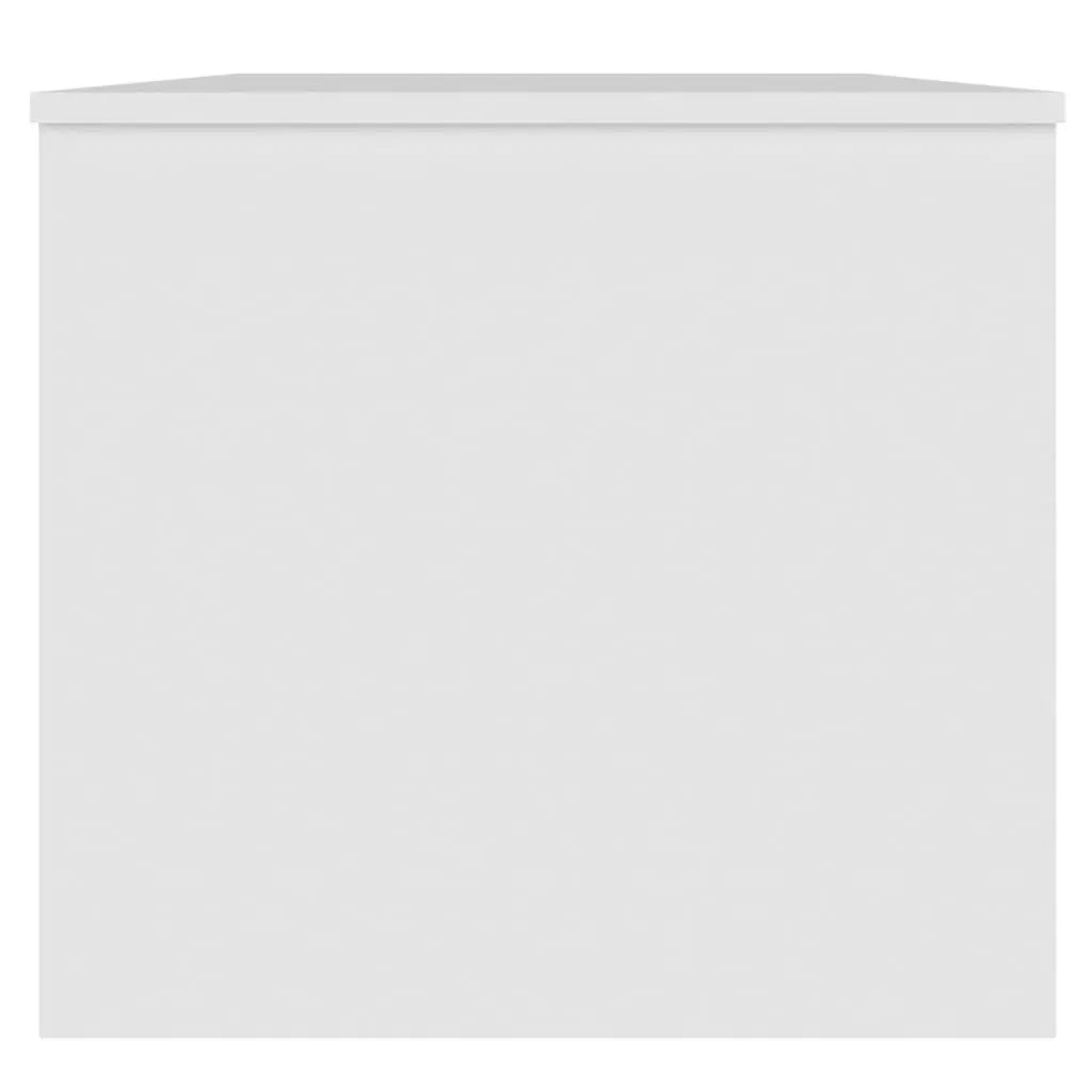 Coffee Table White 40.2"x19.9"x18.3" Engineered Wood at Set Shop and Smile