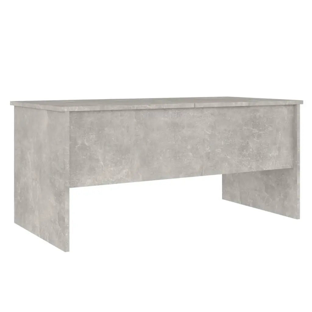 Coffee Table Concrete Gray 40.2"x19.9"x18.3" Engineered Wood at Set Shop and Smile