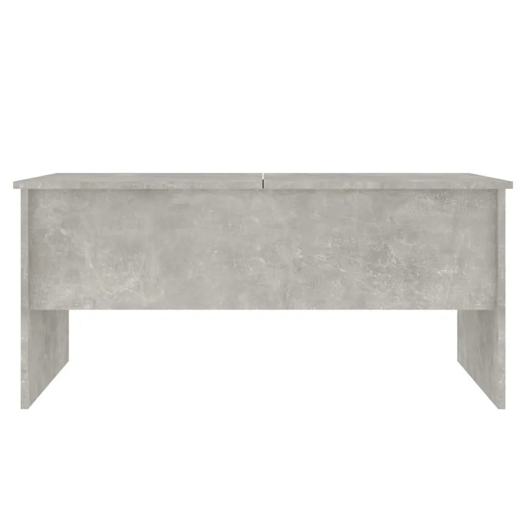 Coffee Table Concrete Gray 40.2"x19.9"x18.3" Engineered Wood at Set Shop and Smile