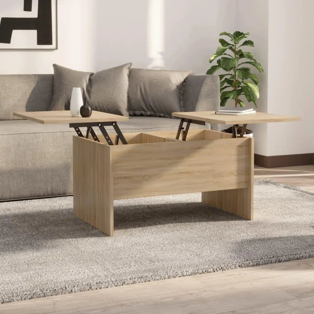 Coffee Table Sonoma Oak 31.5"x19.7"x16.7" Engineered Wood at Set Shop and Smile