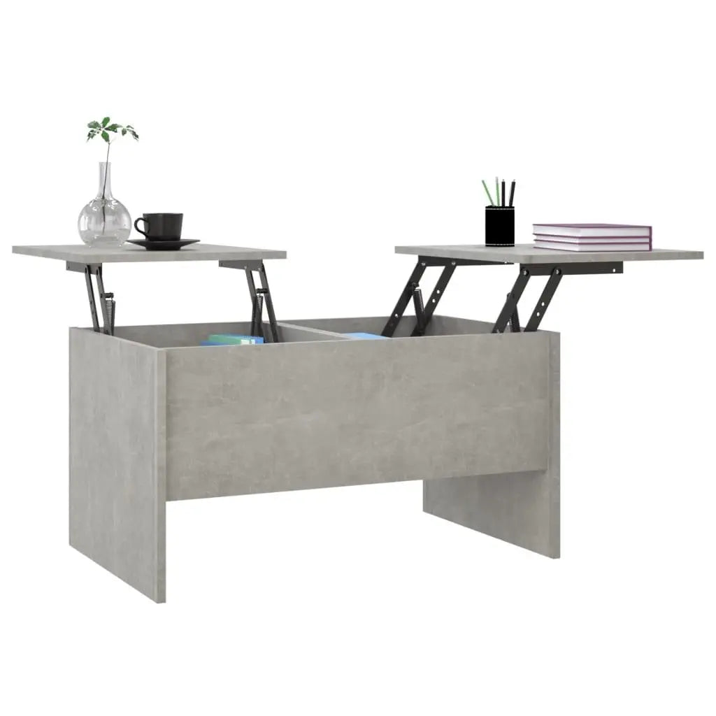 Coffee Table Concrete Gray 31.5"x19.7"x16.7" Engineered Wood at Set Shop and Smile