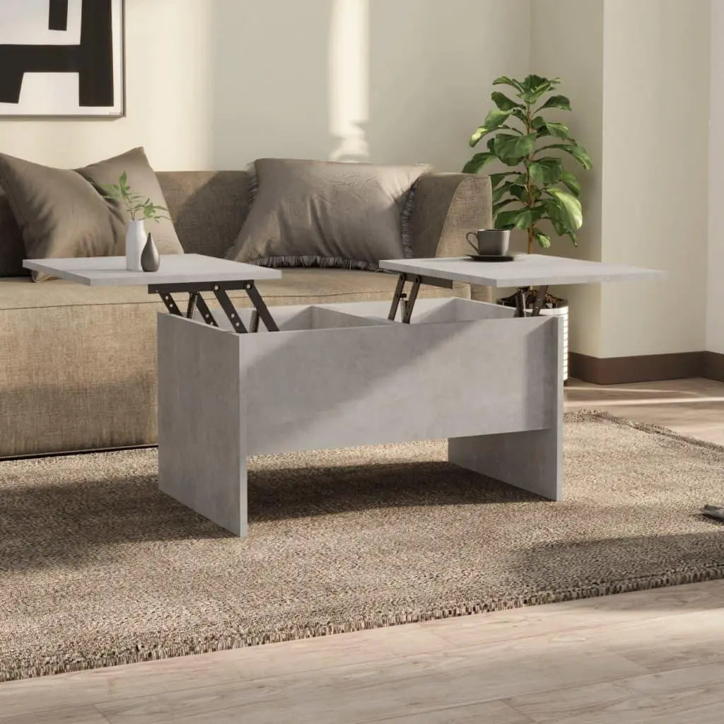 Coffee Table Concrete Gray 31.5"x19.7"x16.7" Engineered Wood at Set Shop and Smile