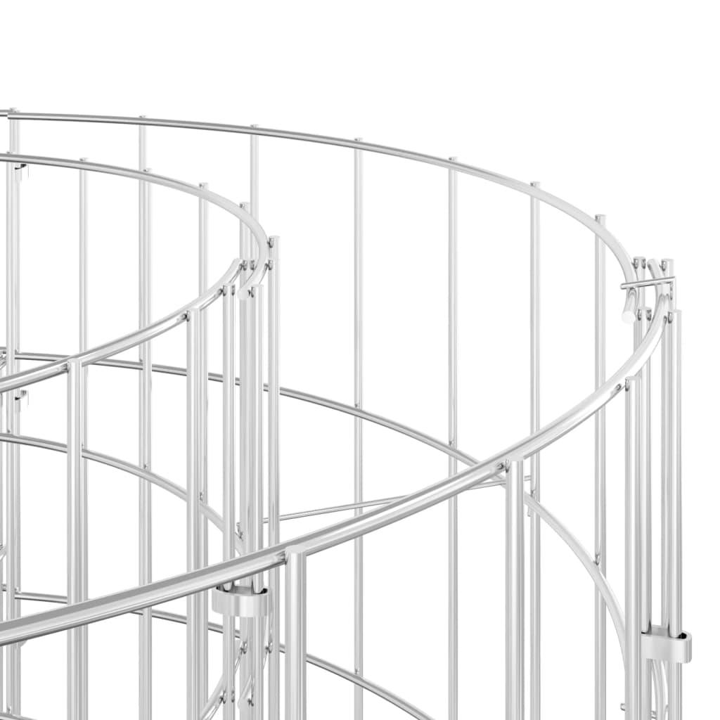 Gabion Raised Bed Galvanized Iron 47.2"x19.7"x39.4" at Set Shop and Smile