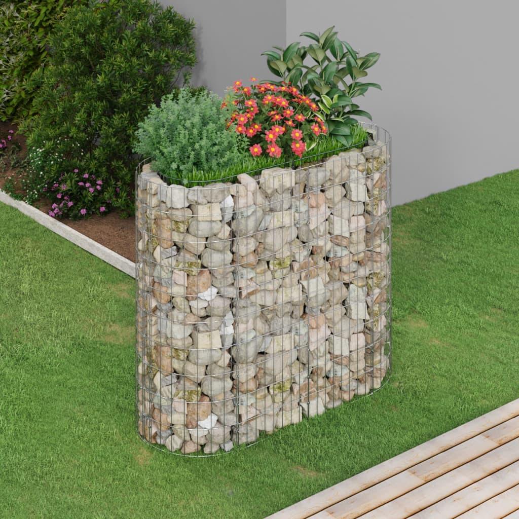 Gabion Raised Bed Galvanized Iron 47.2"x19.7"x39.4" at Set Shop and Smile
