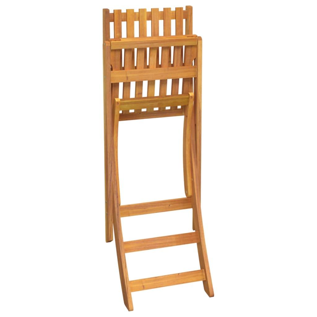 5 Piece Outdoor Bar Set Solid Wood Acacia at Set Shop and Smile