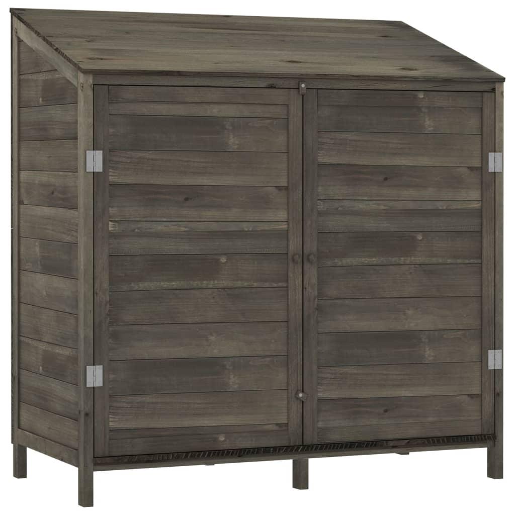 Garden Shed Anthracite 40.2"x20.5"x44.1" Solid Wood Fir at Set Shop and Smile