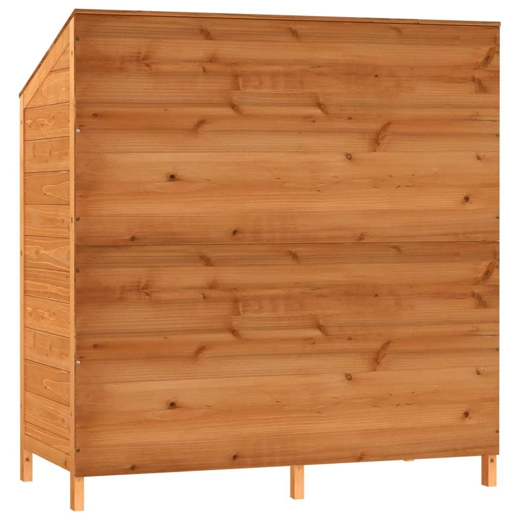 Garden Shed Brown 40.2"x20.5"x44.1" Solid Wood Fir at Set Shop and Smile